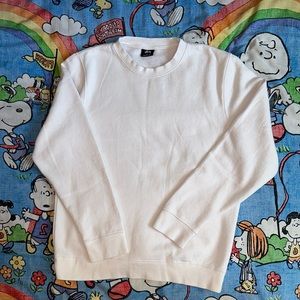 White stussy crewneck